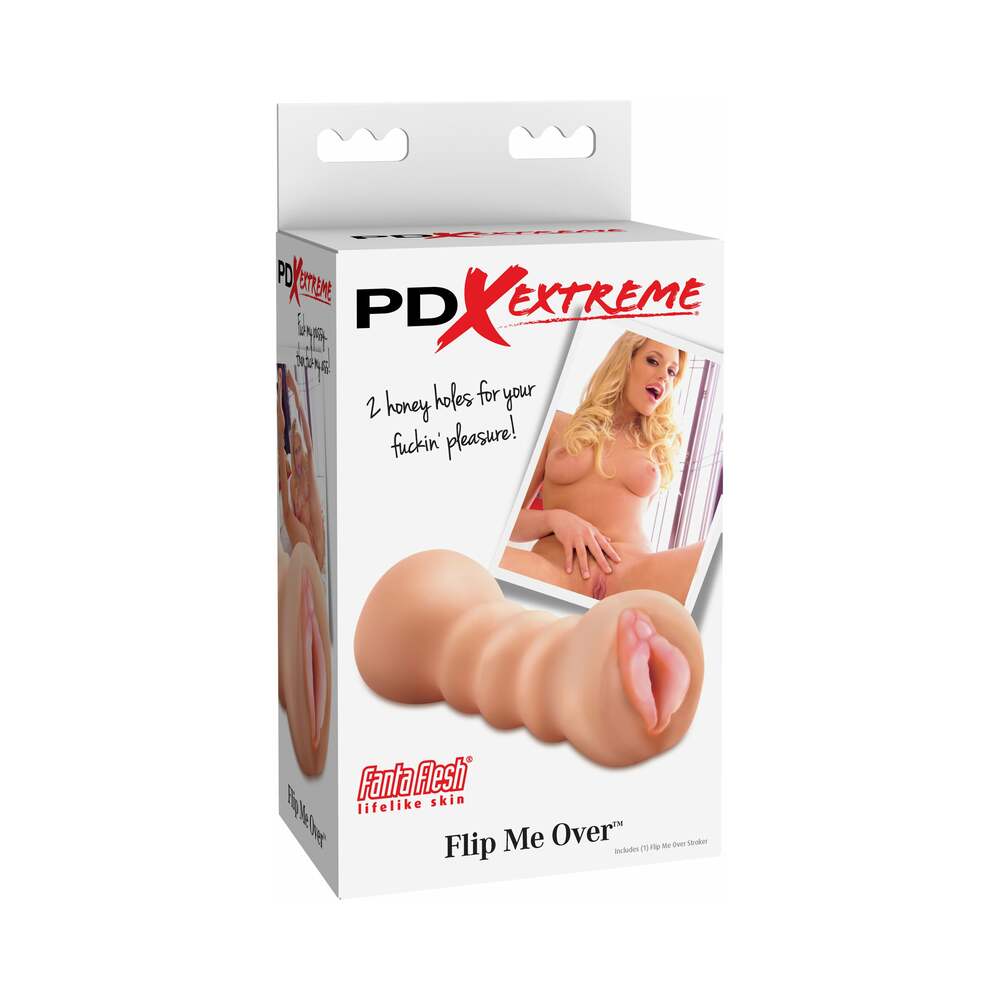 PDX BRANDS - PDX FLIP ME OVER DUAL-ENDED STROKER BEIGE