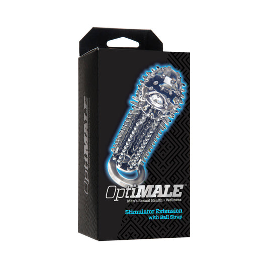 DOC JOHNSON - OPTIMALE - STIMULATOR EXTENSION CLEAR