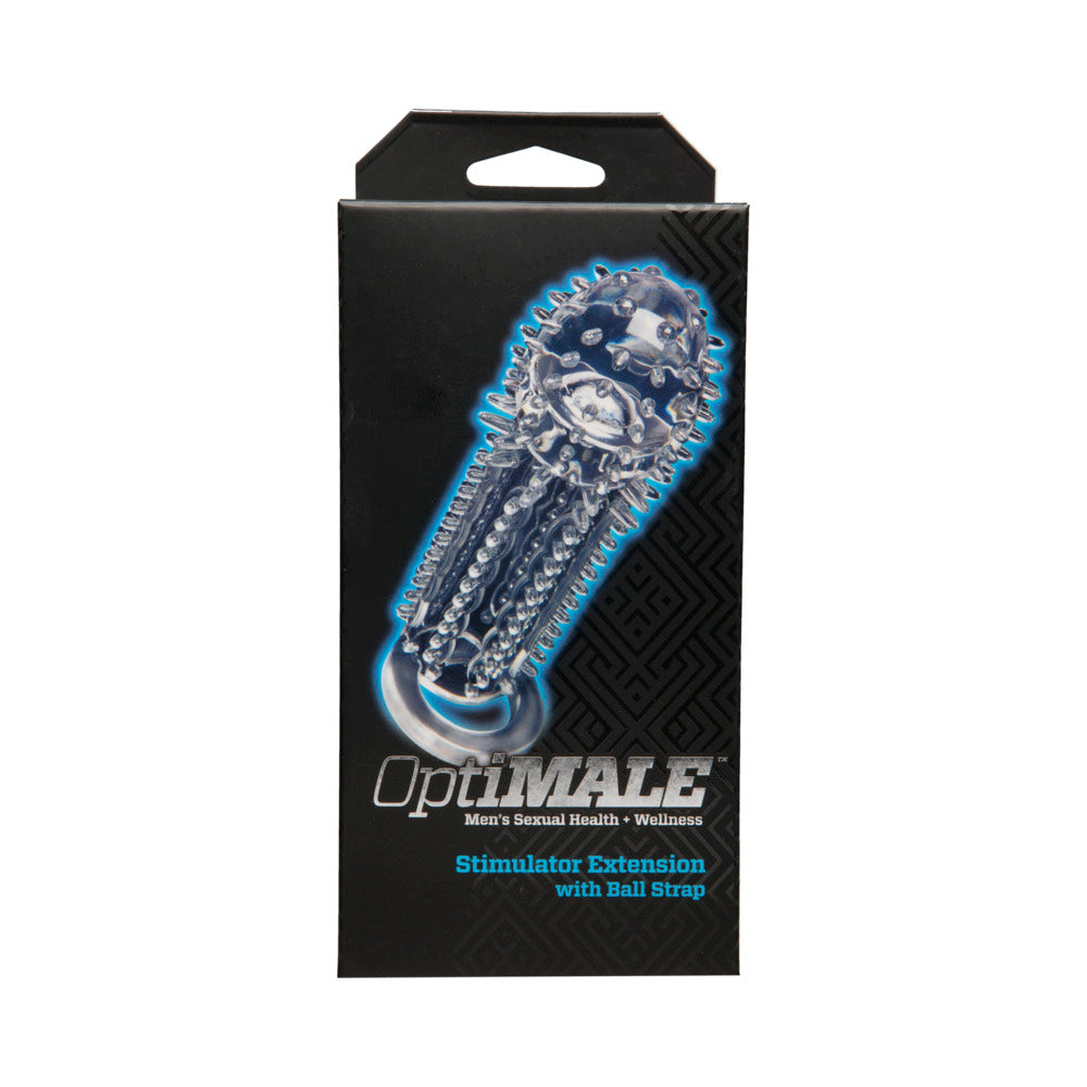 DOC JOHNSON - OPTIMALE - STIMULATOR EXTENSION CLEAR