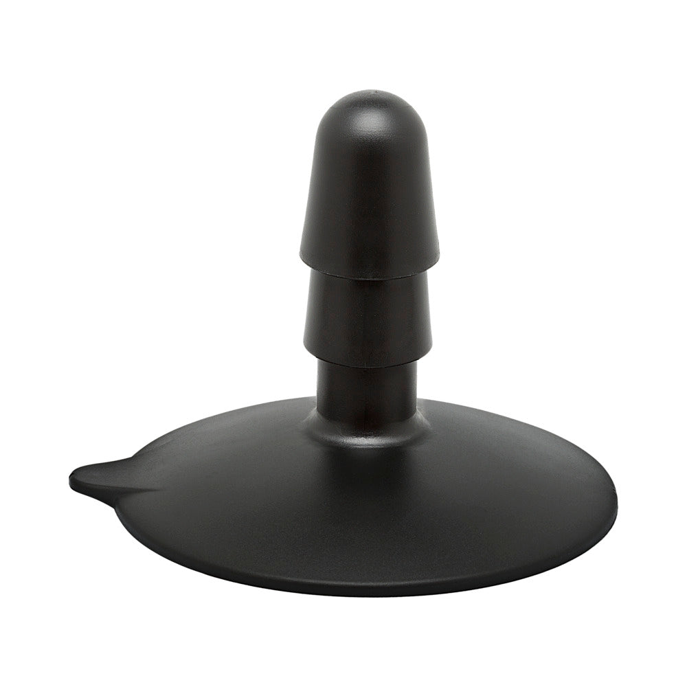 DOC JOHNSON - VAC-U-LOCK - LARGE BLACK SUCTION CUP PLUG BLACK