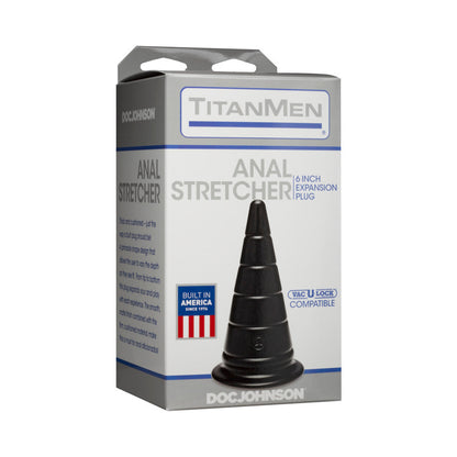 DOC JOHNSON - TITANMEN - ANAL STRETCHER - 6 INCHES BLACK