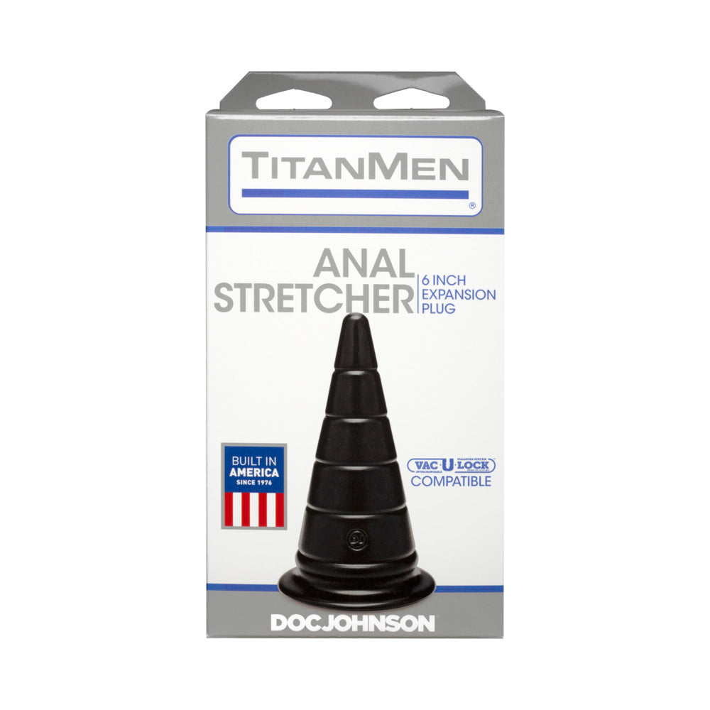 DOC JOHNSON - TITANMEN - ANAL STRETCHER - 6 INCHES BLACK