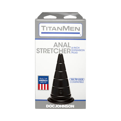 DOC JOHNSON - TITANMEN - ANAL STRETCHER - 6 INCHES BLACK