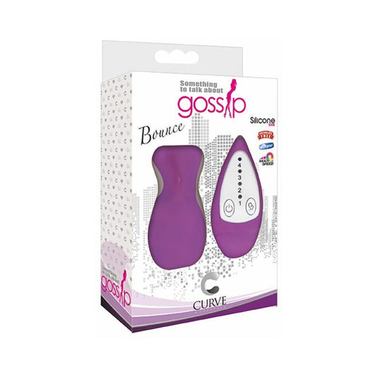 CURVE NOVELTIES - GOSSIP BOUNCE 4 SPEED SILICONE VIOLET