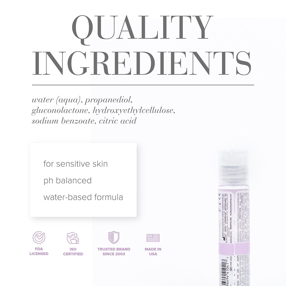 SYSTEM JO - JO AGAPE ORIGINAL WATER-BASED LUBRICANT 1 OZ.