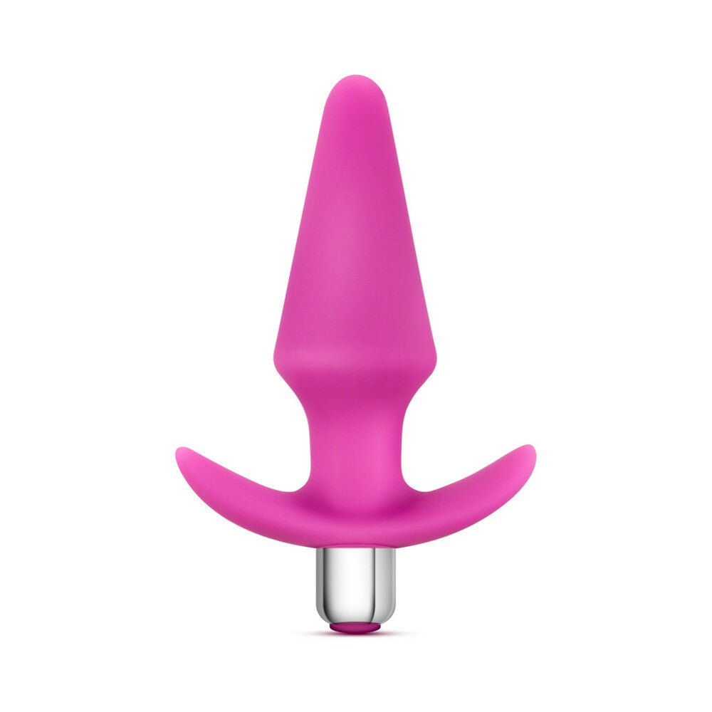 BLUSH - LUXE DISCOVER VIBRATING SILICONE ANAL PLUG PINK