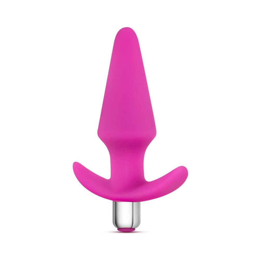 BLUSH - LUXE DISCOVER VIBRATING SILICONE ANAL PLUG PINK