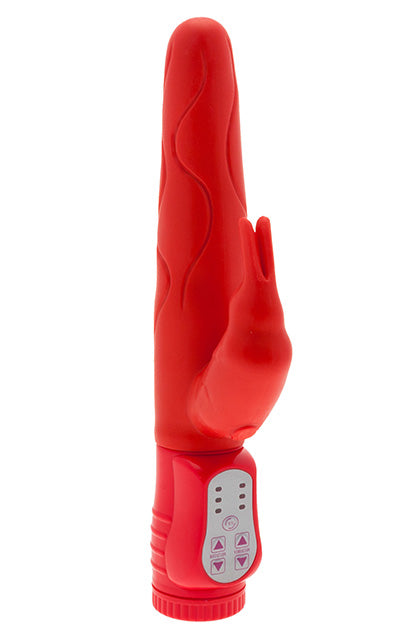 VIBROMASSEUR LAPIN ROTATIF PURE VIBE ROUGE