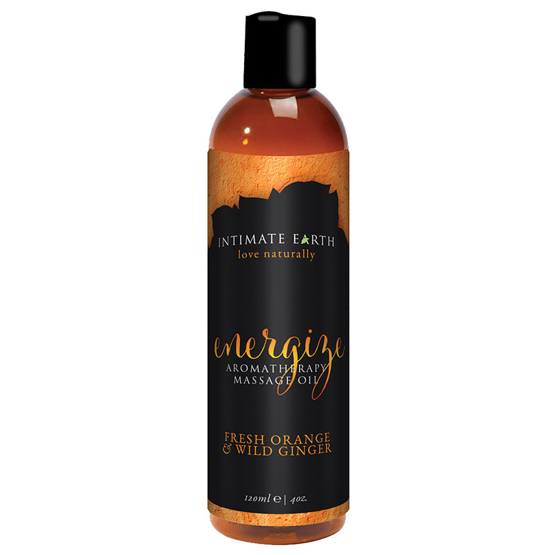 INTIMATE EARTH - ENERGIZE MASSAGE OIL 120 ML/4 OZ