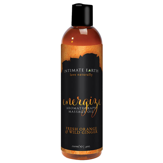 INTIMATE EARTH - ENERGIZE MASSAGE OIL 120 ML/4 OZ