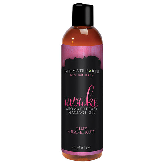 INTIMATE EARTH - AWAKE MASSAGE OIL 120 ML/4 OZ