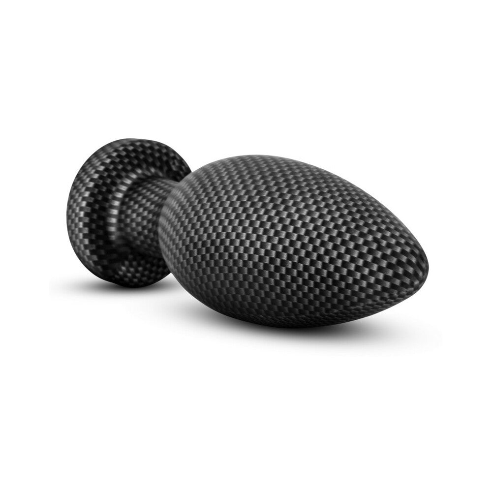SPARK SILICONE ANAL PLUG MEDIUM CARBON FIBER