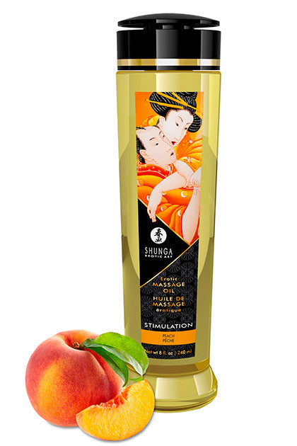 SHUNGA - MASSAGE OIL STIMULATION - MELOCOTÓN