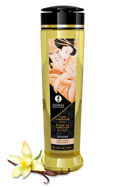 SHUNGA - MASSAGE OIL DESIRE - VAINILLA
