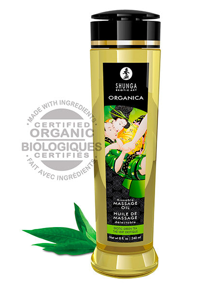 Shunga Massage Oil Green Tea - Té Verde Exótico