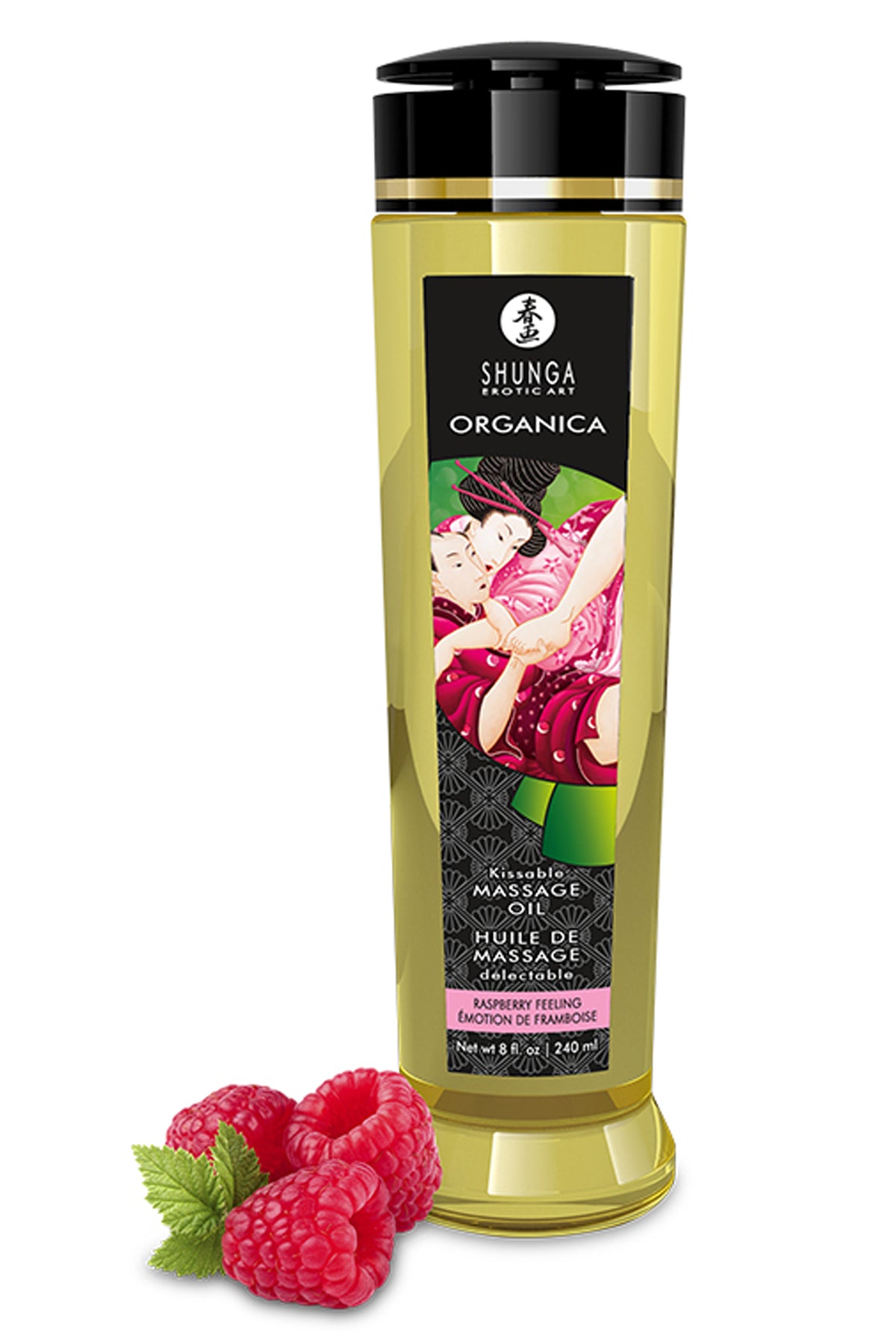 SHUNGA - MASSAGE OIL ORGANICA RASPBERRY FEELING