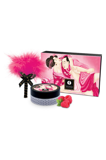 SHUNGA - KISSABLE MASSAGE POWDER RASPBERRY FEELING