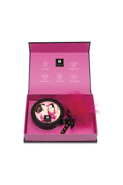 SHUNGA - KISSABLE MASSAGE POWDER RASPBERRY FEELING