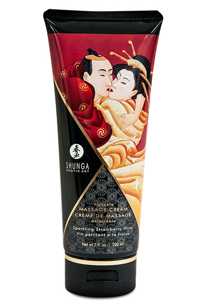MASSAGE CREAM - SPARKLING STRAWBERRY WINE TESTER 60 ML