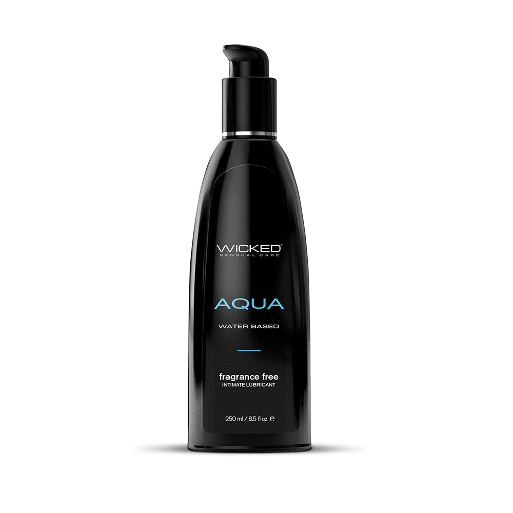 WICKED AQUA WATER-BASED LUBRICANT 8.5 OZ.
