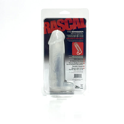 RASCAL MEATY COCK EXTENDER CLEAR