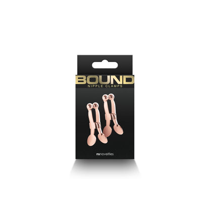 NS TOYS - BOUND - NIPPLE CLAMPS - C1 - ROSE GOLD