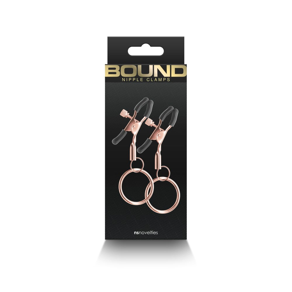 NS TOYS - BOUND - NIPPLE CLAMPS - C2- ROSE GOLD