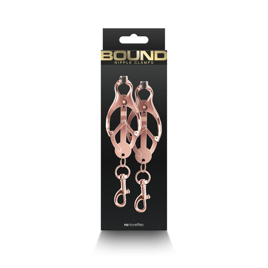 NS TOYS - BOUND - NIPPLE CLAMPS - C3 - ROSE GOLD