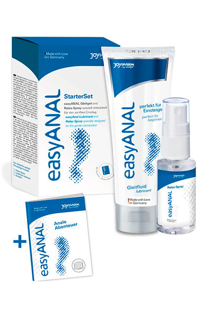 JOYDIVISION - EASYANAL STARTERSET (LUBRICANT 80 ML + RELAX-SPRAY 30 ML + BOOKLET)