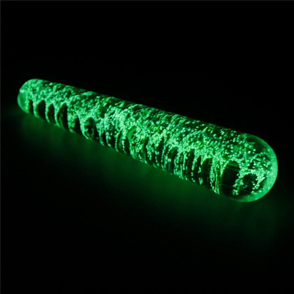 LOVETOY - GLOW-IN-THE-DARK TWILIGHT GLEAM GLASS DILDO-SLIM FANTASY_B0O50_3