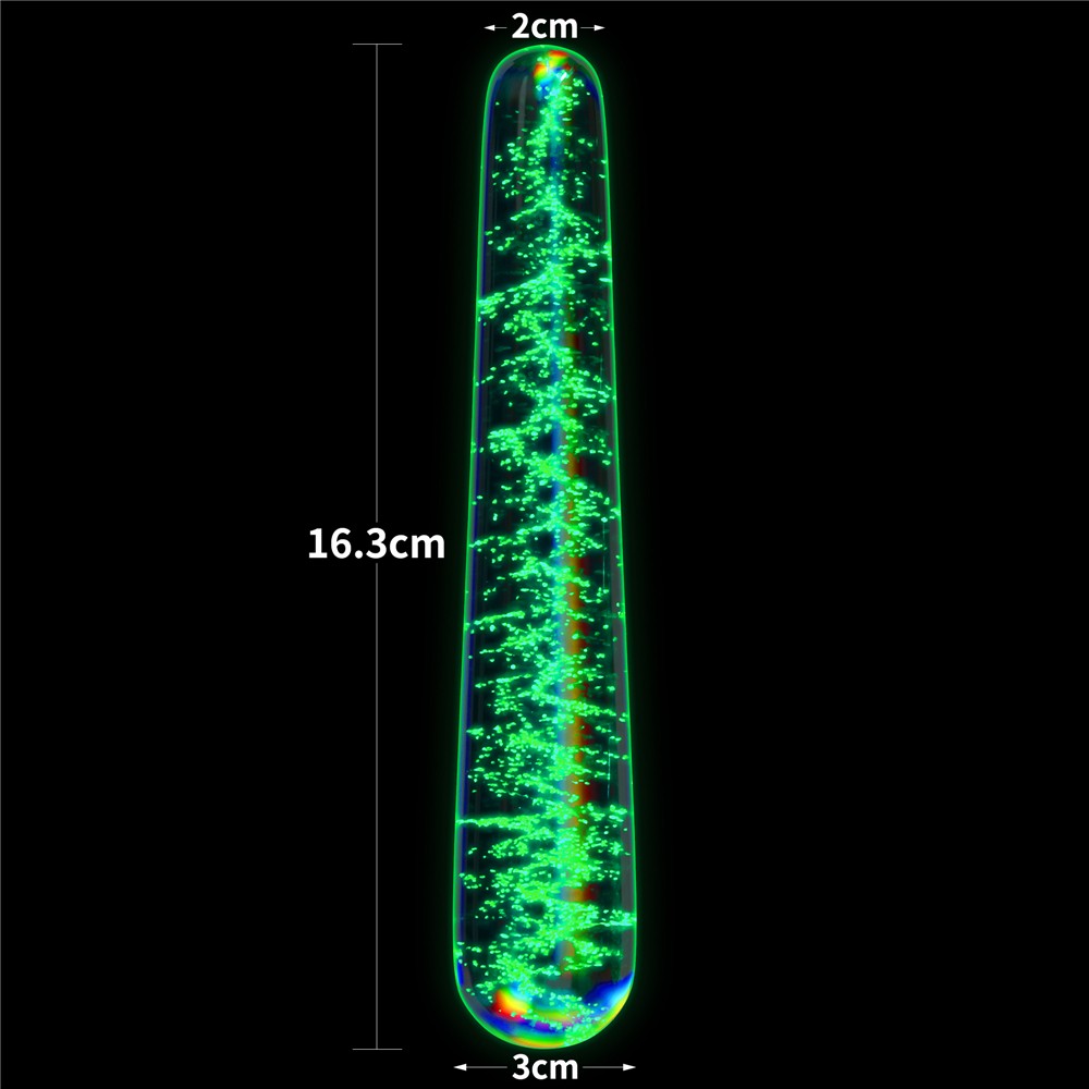 LOVETOY - GLOW-IN-THE-DARK TWILIGHT GLEAM GLASS DILDO-SLIM FANTASY_B0O50_3