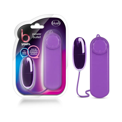 B YOURS POWER BULLET REMOTE-CONTROLLED EGG VIBRATOR PURPLE