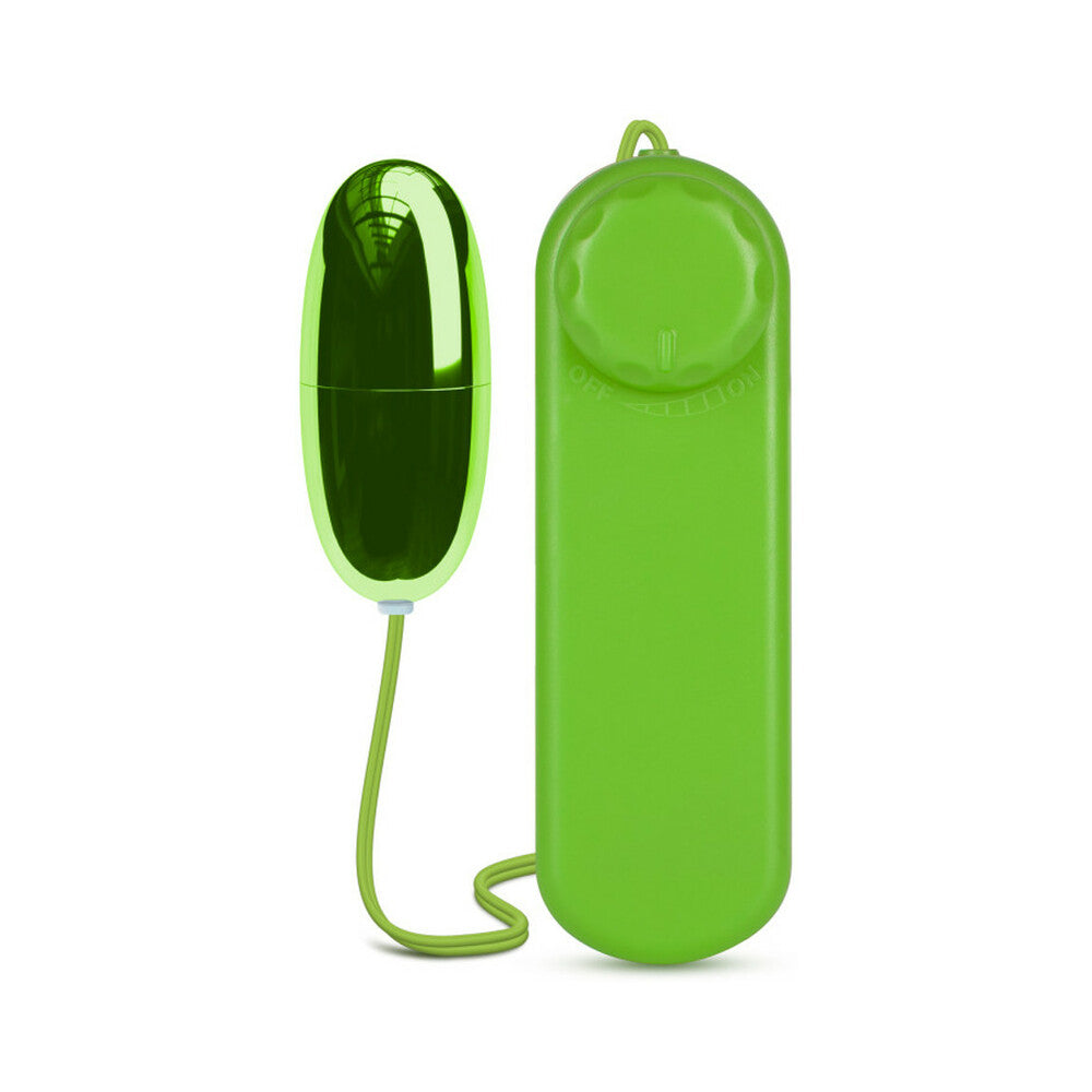 BLUSH - B YOURS POWER BULLET REMOTE-CONTROLLED EGG VIBRATOR LIME