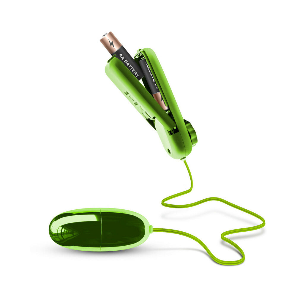BLUSH - B YOURS POWER BULLET REMOTE-CONTROLLED EGG VIBRATOR LIME
