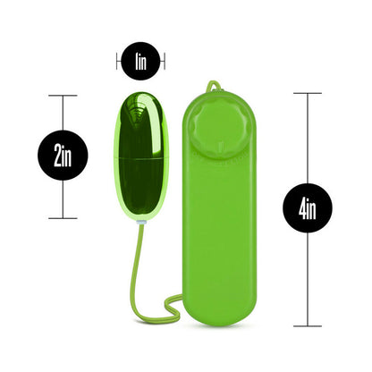 BLUSH - B YOURS POWER BULLET REMOTE-CONTROLLED EGG VIBRATOR LIME