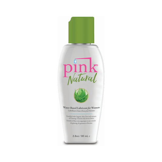 PINK SENSUALS - PINK NATURAL WATER-BASED LUBRICANT 2.8 OZ.