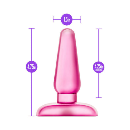 B YOURS ECLIPSE PLEASER ANAL PLUG MEDIUM PINK