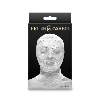 NS TOYS - FETISH & FASHION - LACE HOOD - WHITE - ALTERNATE PACKAGE