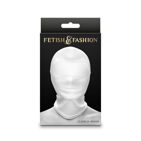 NS TOYS - FETISH & FASHION - CLOSED HOOD - WHITE - ALTERNATE PACKAGE