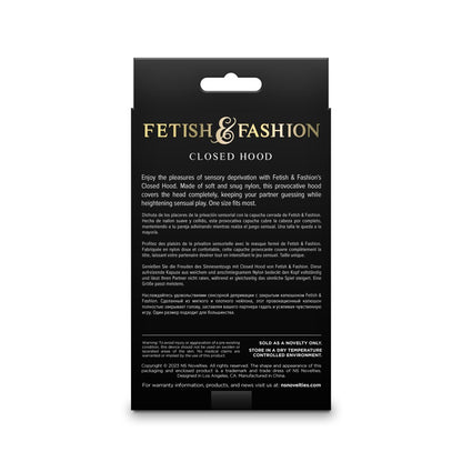 NS TOYS - FETISH & FASHION - CLOSED HOOD - WHITE - ALTERNATE PACKAGE