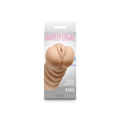NS TOYS - BARELY LEGAL - GOGO STROKER - TAN - ALTERNATE PACKAGE