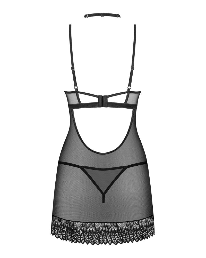 OBSESSIVE - DONARELLA CHEMISE & THONG M/L