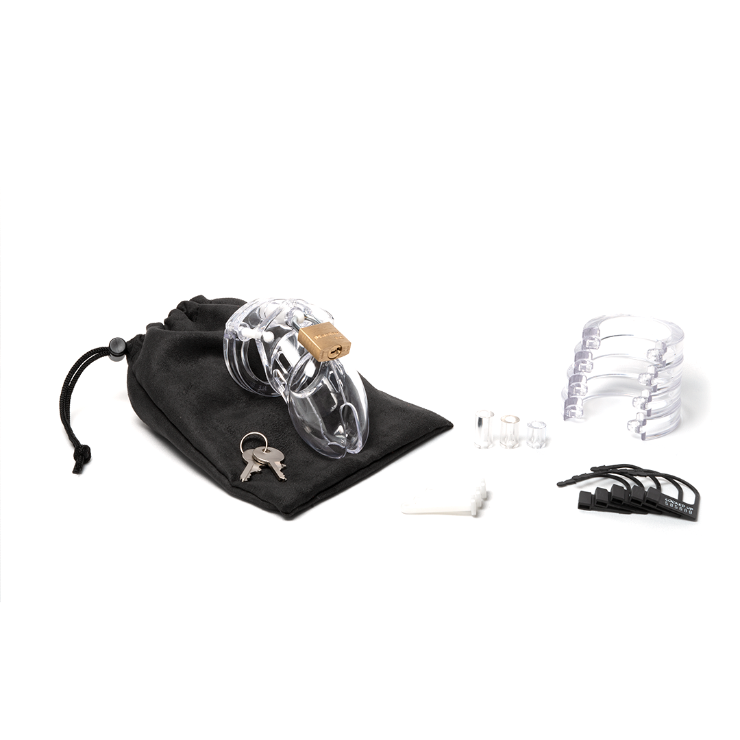 CB-X - CB-6000S CLEAR MALE CHASTITY