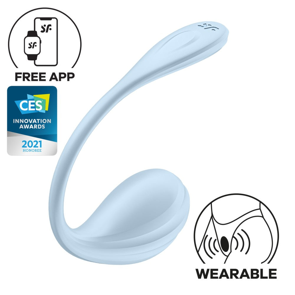 SATISFYER - SMOOTH PETAL LIGHT BLUE