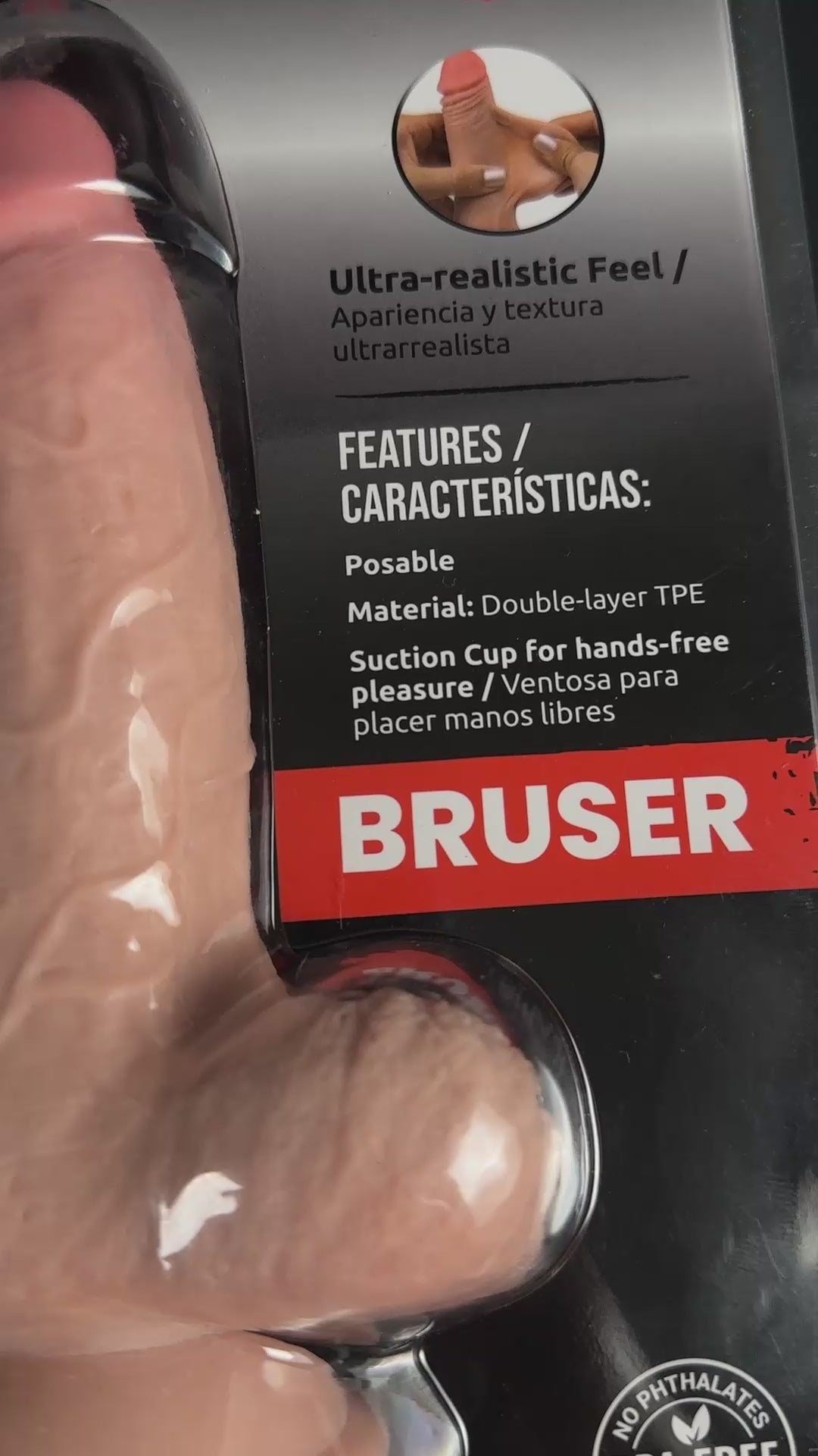 CAMTOYZ - ULTRA REALISTIC DILDO BRUSER