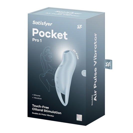 SATISFYER - POCKET PRO 1 BLUE