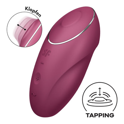 SATISFYER - TAP & CLIMAX 1 RED