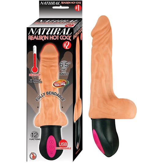 NATURAL REALSKIN HOT COCK #2 LIGHT