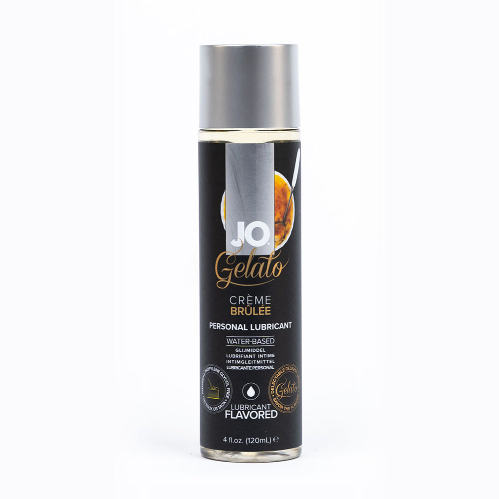 SYSTEM JO - JO GELATO CREME BRULEE FLAVORED WATER-BASED LUBRICANT 4 OZ.