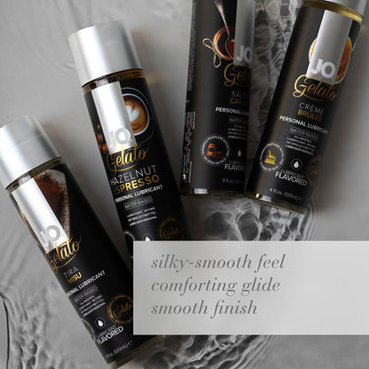 SYSTEM JO - JO GELATO CREME BRULEE FLAVORED WATER-BASED LUBRICANT 4 OZ.